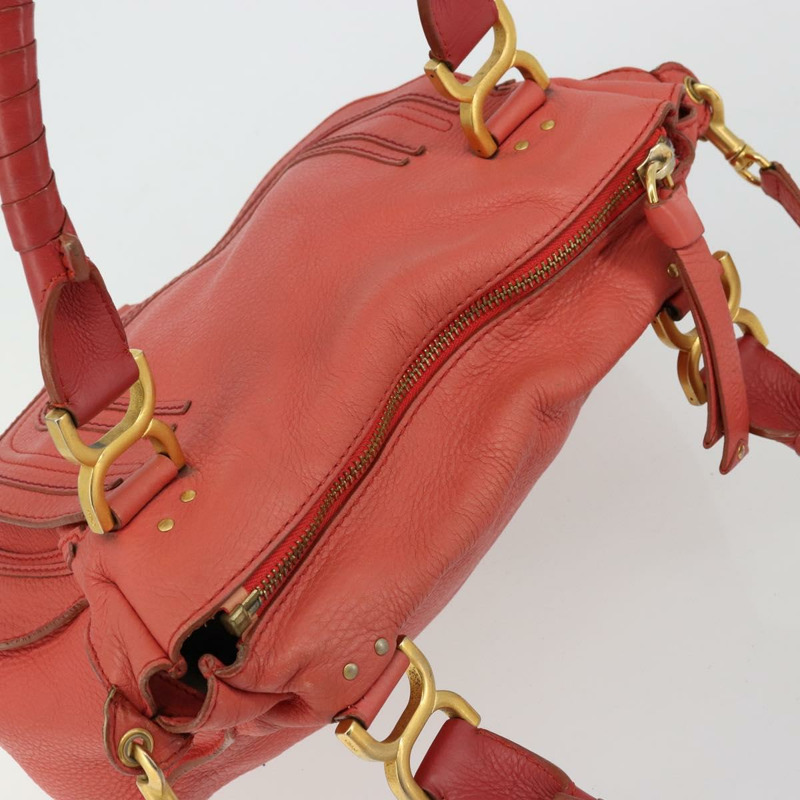 【日本直送】Chloe Marcie 手提包 真皮 兩用 粉金配色 正品 176380A-5