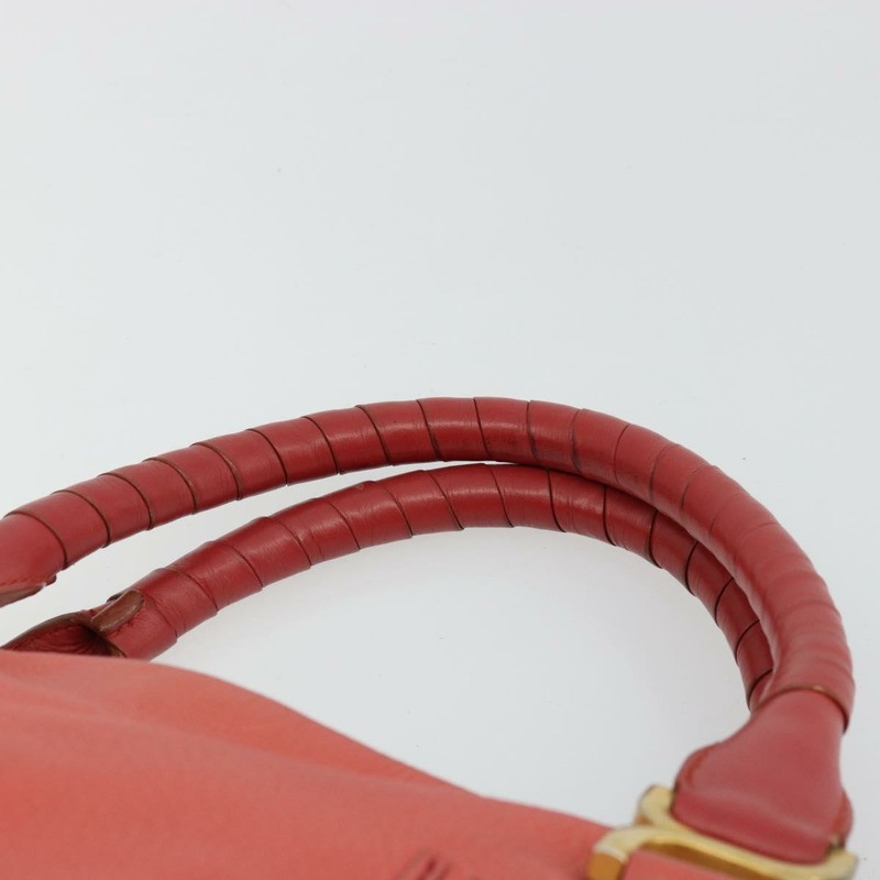 【日本直送】Chloe Marcie 手提包 真皮 兩用 粉金配色 正品 176380A-7