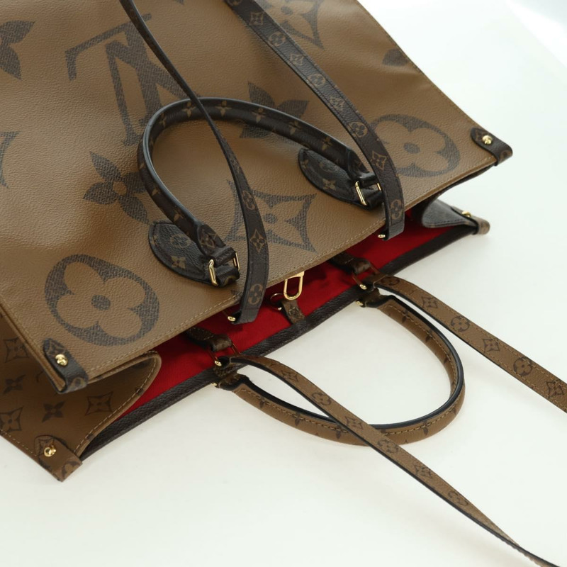 【日本直送】路易威登 Monogram Reverse Giant On The Go GM 手提包 M45320 正品 175102SAM-5