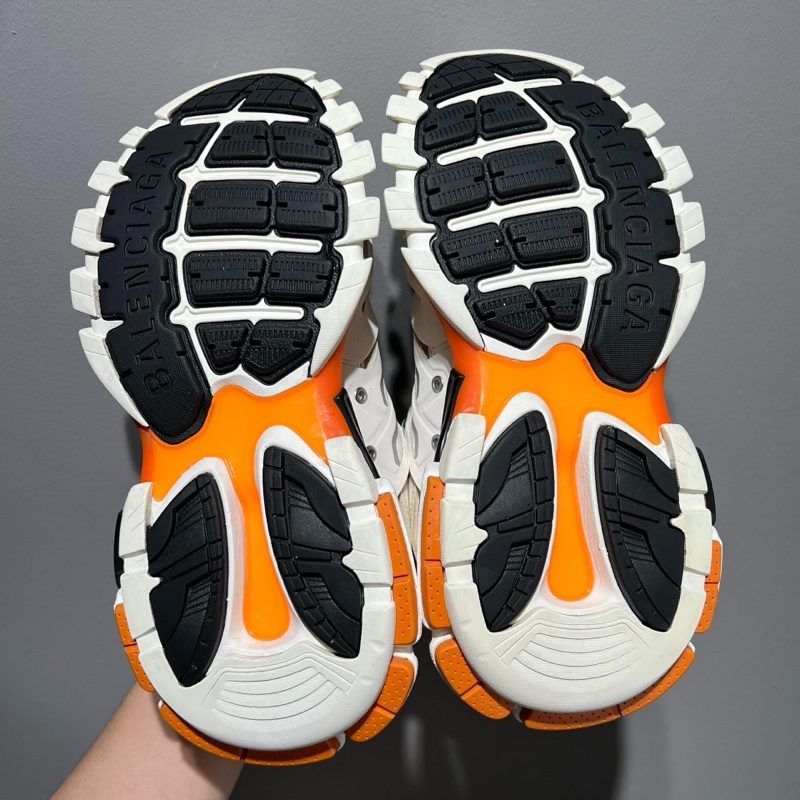BALENCIAGA 巴黎世家老爹鞋TRACK白橘 女鞋37碼-12