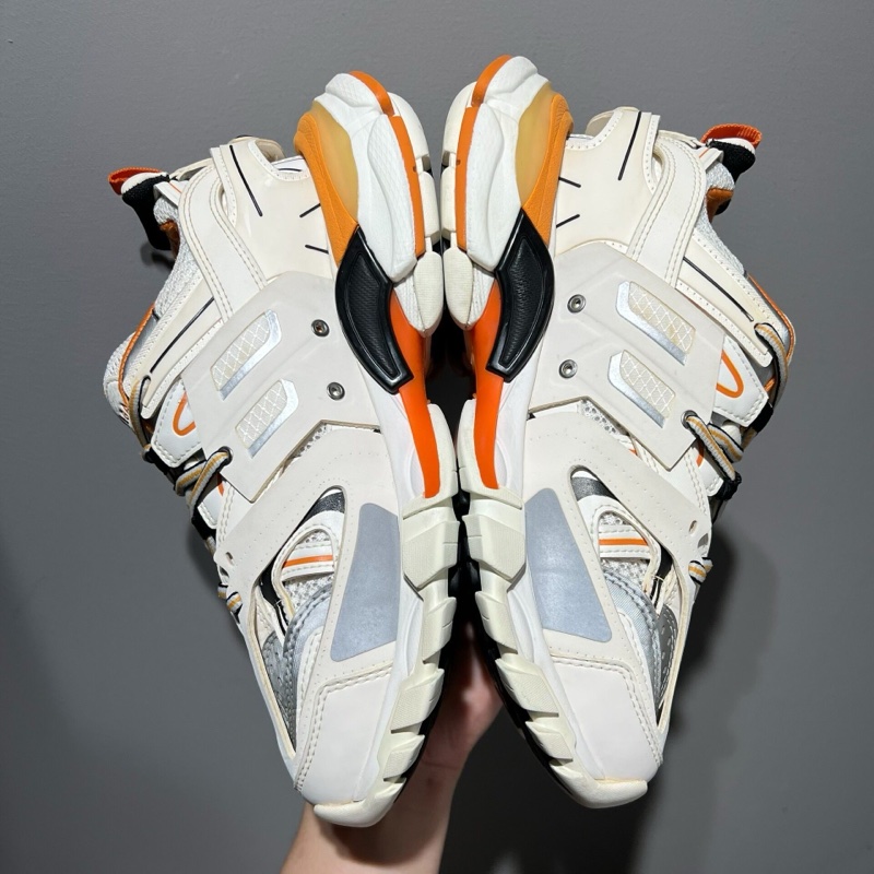 BALENCIAGA 巴黎世家老爹鞋TRACK白橘 女鞋37碼-13