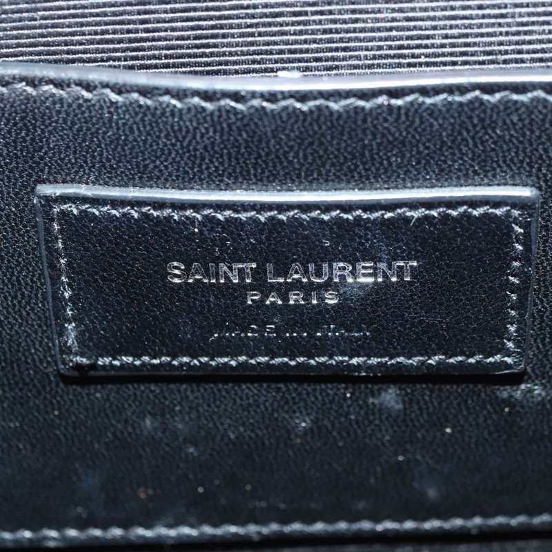 【日本直送】SAINT LAURENT 鏈條單肩包 皮革 粉紅色 銀色 正品 175043SAM-9