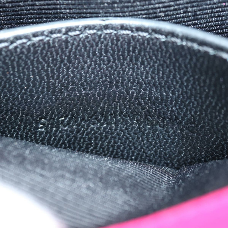 【日本直送】SAINT LAURENT 鏈條單肩包 皮革 粉紅色 銀色 正品 175043SAM-11