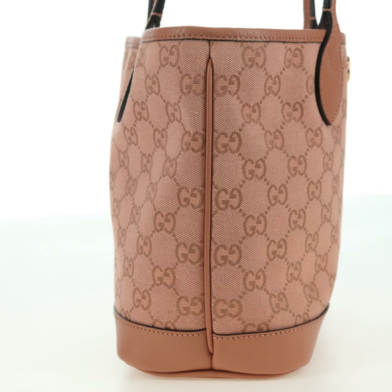 【日本直送】GUCCI GG帆布Ophidia托特包 粉紅色 742102 525040 Auth am11524SAM-3