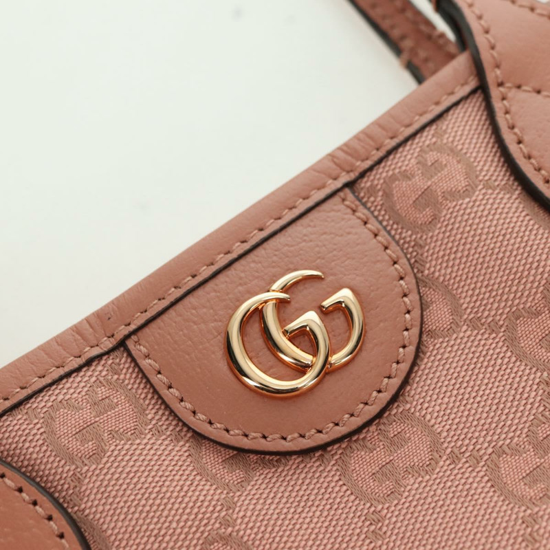 【日本直送】GUCCI GG帆布Ophidia托特包 粉紅色 742102 525040 Auth am11524SAM-9