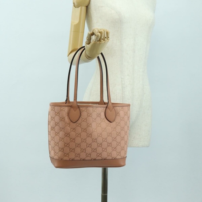 【日本直送】GUCCI GG帆布Ophidia托特包 粉紅色 742102 525040 Auth am11524SAM-18