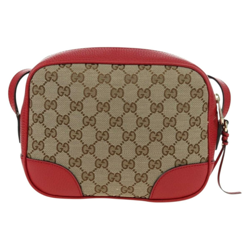 【日本直送】GUCCI GG帆布肩背包 米色/金色 449413 正品 am11547V-1