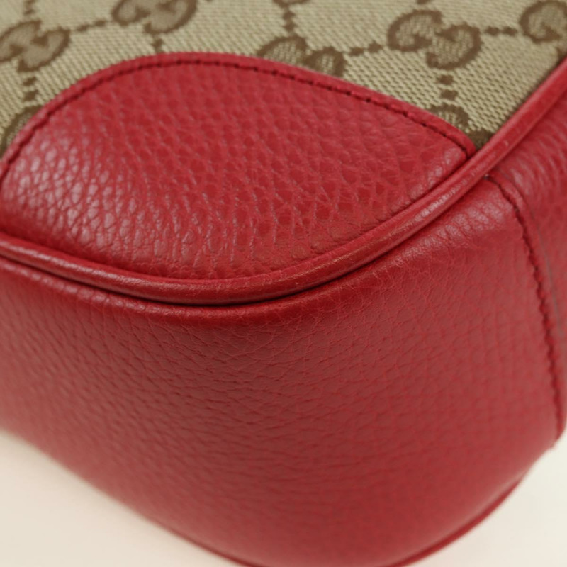 【日本直送】GUCCI GG帆布肩背包 米色/金色 449413 正品 am11547V-16