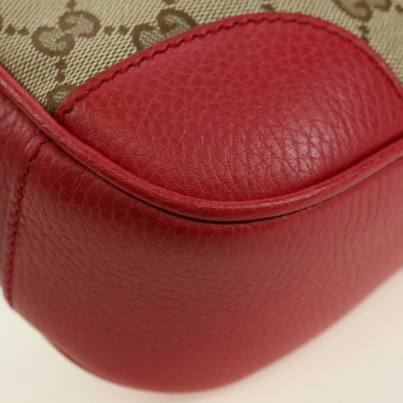【日本直送】GUCCI GG帆布肩背包 米色/金色 449413 正品 am11547V-17