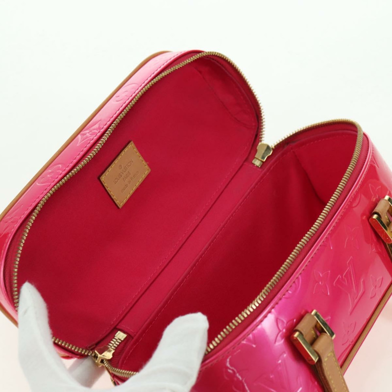 【日本直送】路易威登 Vernis Sullivan Horizontal PM 紫紅色 M91269 Auth am11543V-8