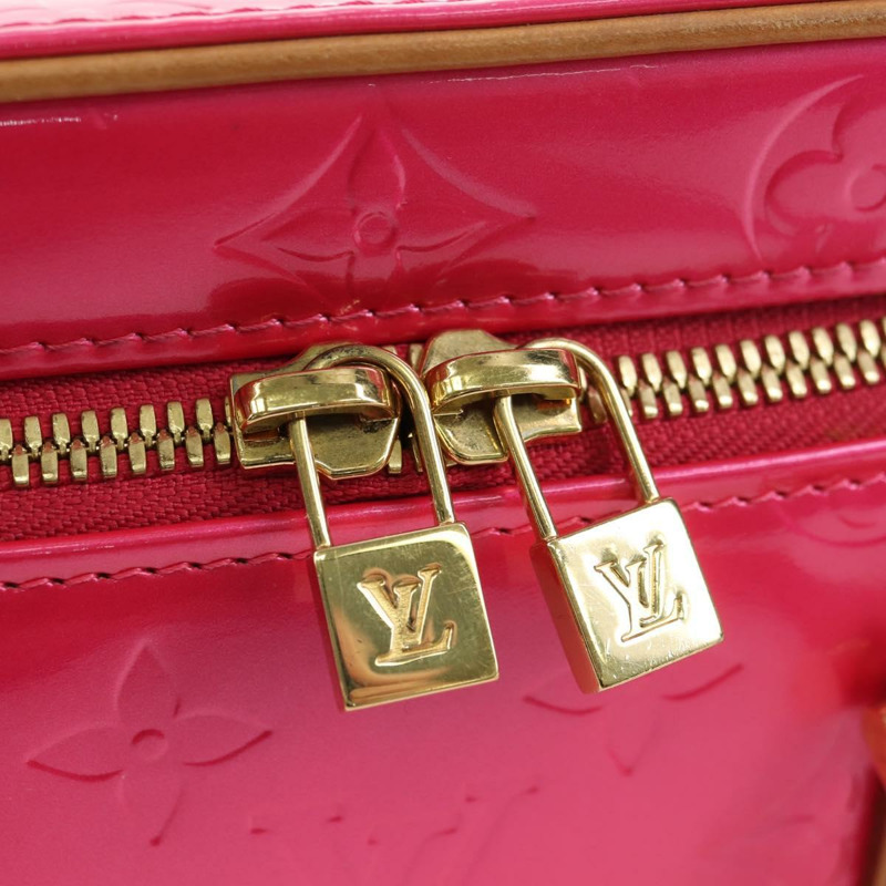 【日本直送】路易威登 Vernis Sullivan Horizontal PM 紫紅色 M91269 Auth am11543V-17