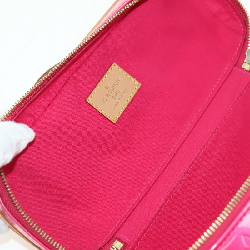 【日本直送】路易威登 Vernis Sullivan Horizontal PM 紫紅色 M91269 Auth am11543V-19