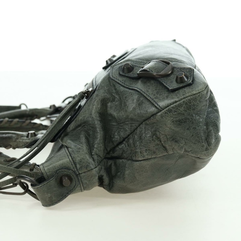 【日本直送】BALENCIAGA The First 手提包 皮革 2way 灰色 103208 正品 177647SAM-2