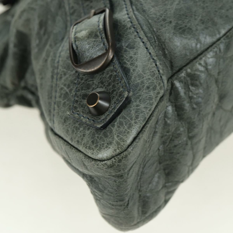 【日本直送】BALENCIAGA The First 手提包 皮革 2way 灰色 103208 正品 177647SAM-8