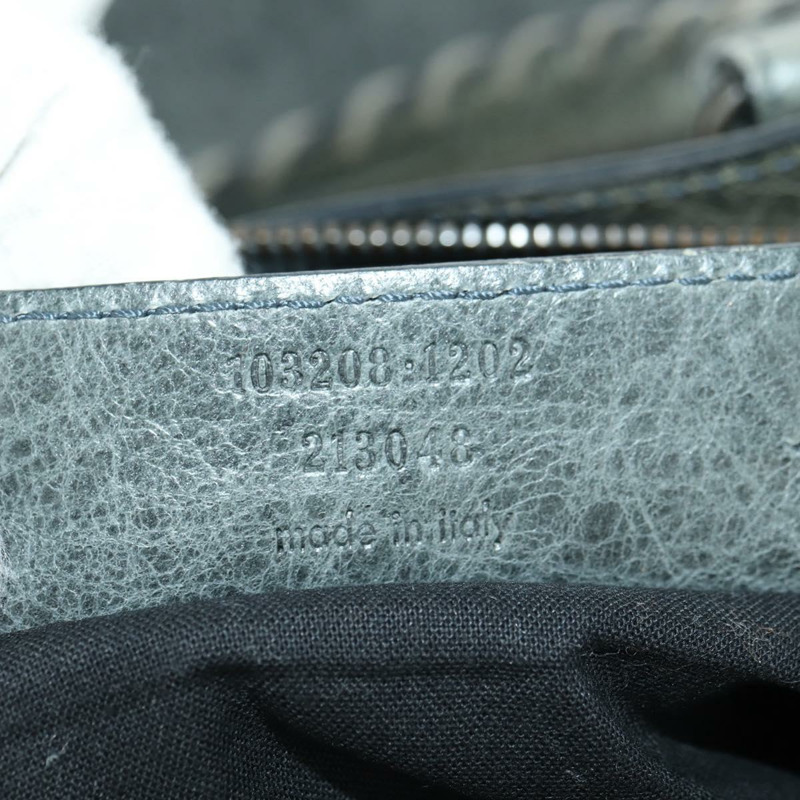 【日本直送】BALENCIAGA The First 手提包 皮革 2way 灰色 103208 正品 177647SAM-11