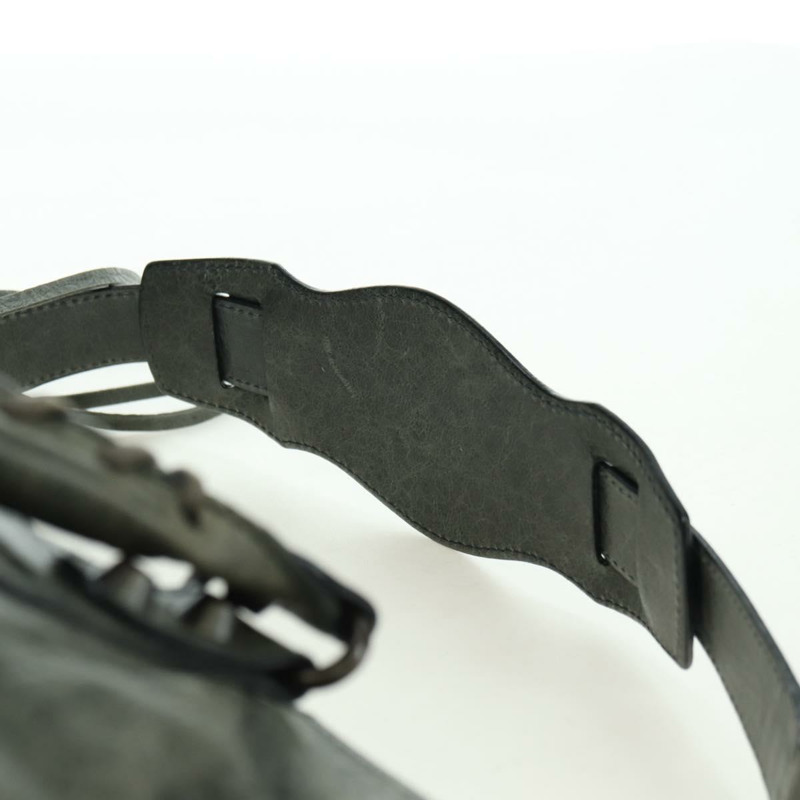 【日本直送】BALENCIAGA The First 手提包 皮革 2way 灰色 103208 正品 177647SAM-14