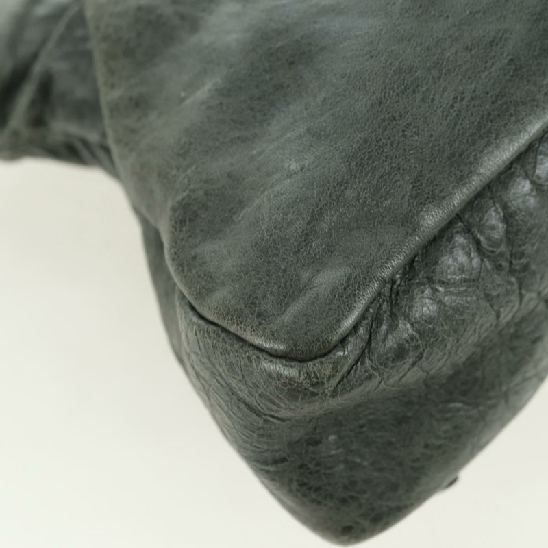 【日本直送】BALENCIAGA The First 手提包 皮革 2way 灰色 103208 正品 177647SAM-16