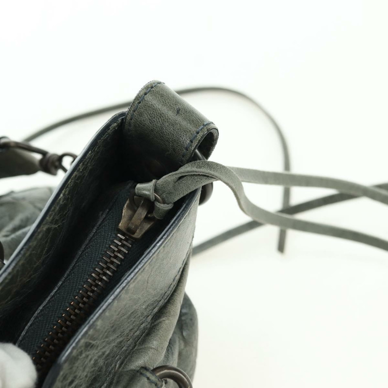 【日本直送】BALENCIAGA The First 手提包 皮革 2way 灰色 103208 正品 177647SAM-20