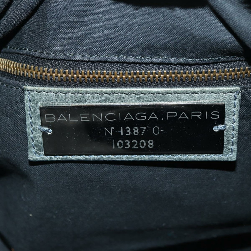 【日本直送】BALENCIAGA The First 手提包 皮革 2way 灰色 103208 正品 177647SAM-22