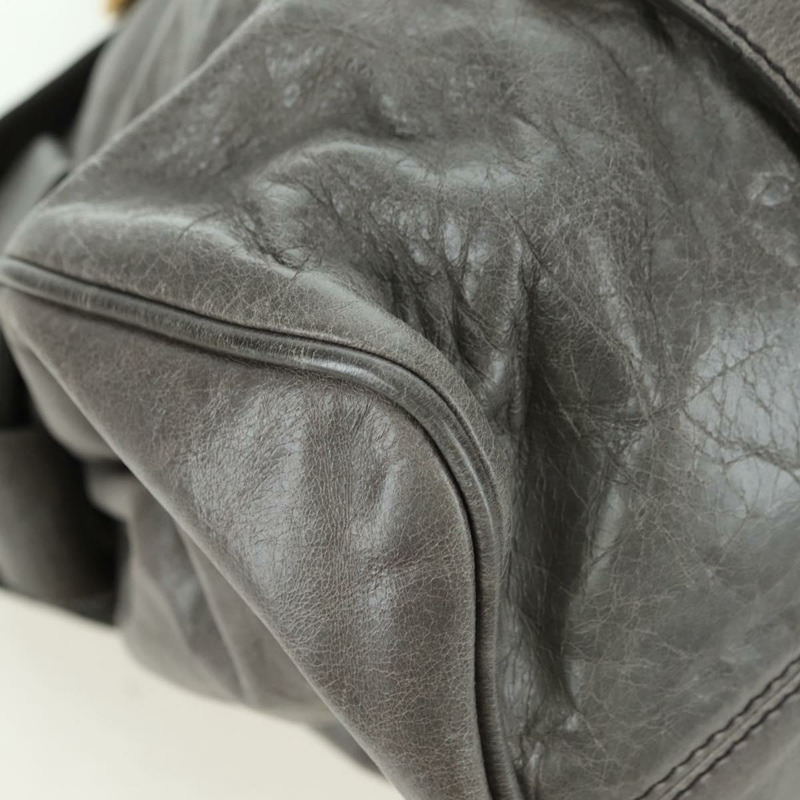 【日本直送】Miu Miu 手提包 皮革 兩用 灰色 金色 正品 177717SAM-15