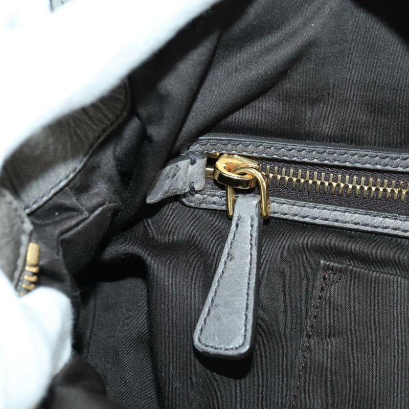 【日本直送】Miu Miu 手提包 皮革 兩用 灰色 金色 正品 177717SAM-25