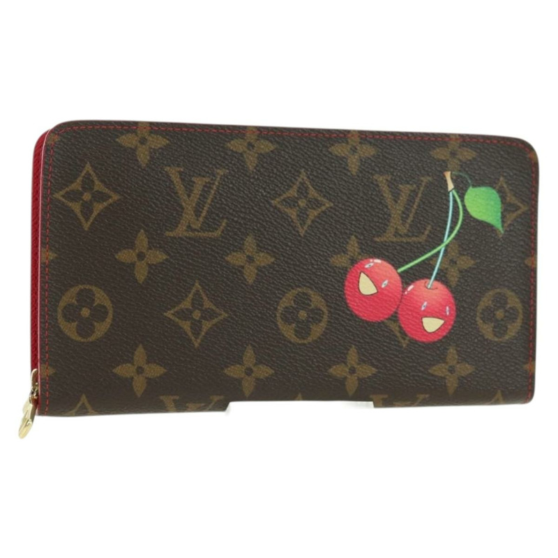 【日本直送】路易威登 Monogram Cherry Porte Monnaie 拉鍊長皮夾 M95006 正品 177654V-0