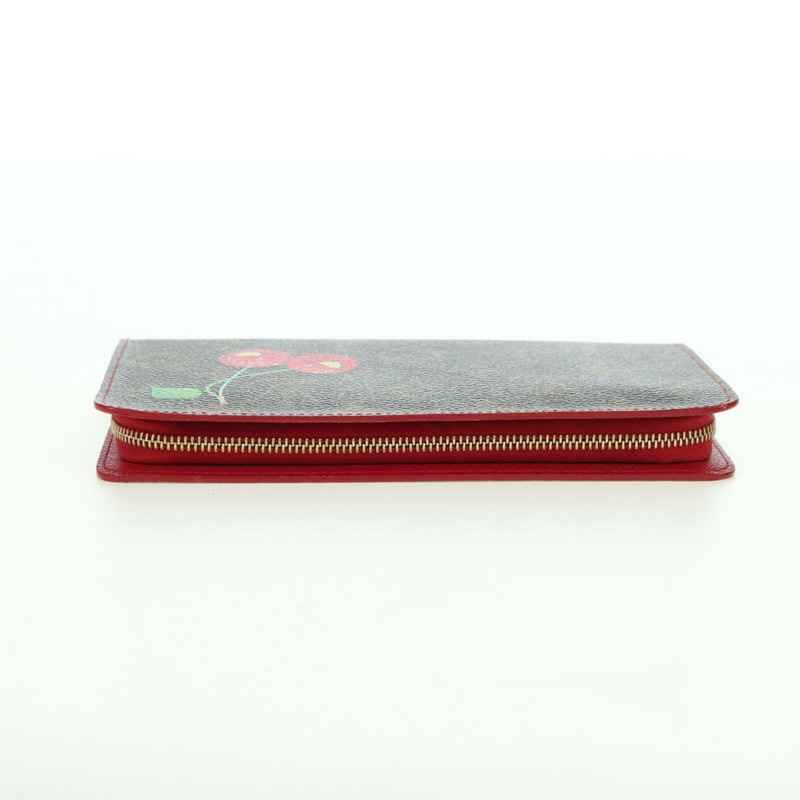 【日本直送】路易威登 Monogram Cherry Porte Monnaie 拉鍊長皮夾 M95006 正品 177654V-4