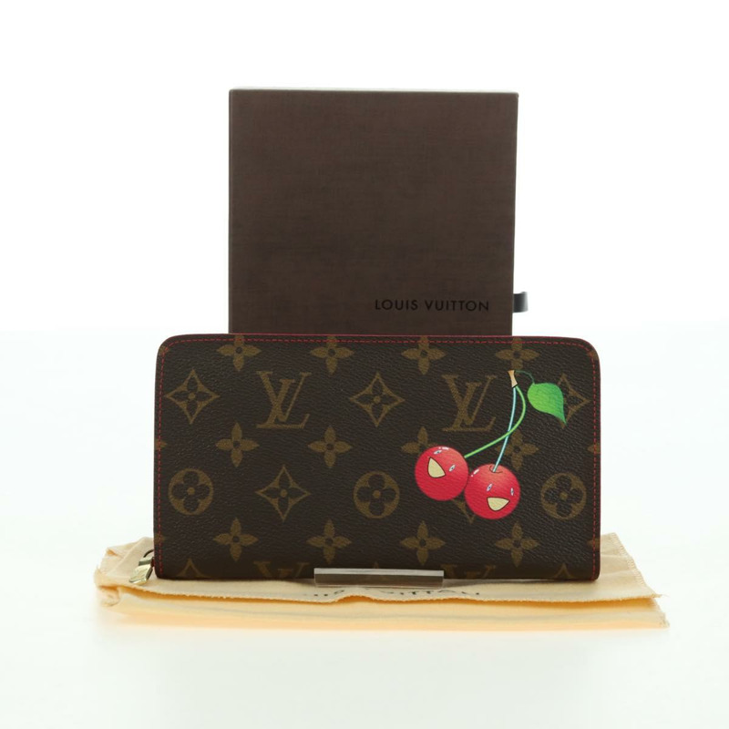 【日本直送】路易威登 Monogram Cherry Porte Monnaie 拉鍊長皮夾 M95006 正品 177654V-11