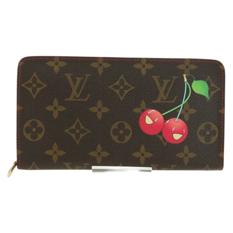 【日本直送】路易威登 Monogram Cherry Porte Monnaie 拉鍊長皮夾 M95006 正品 177654V-12