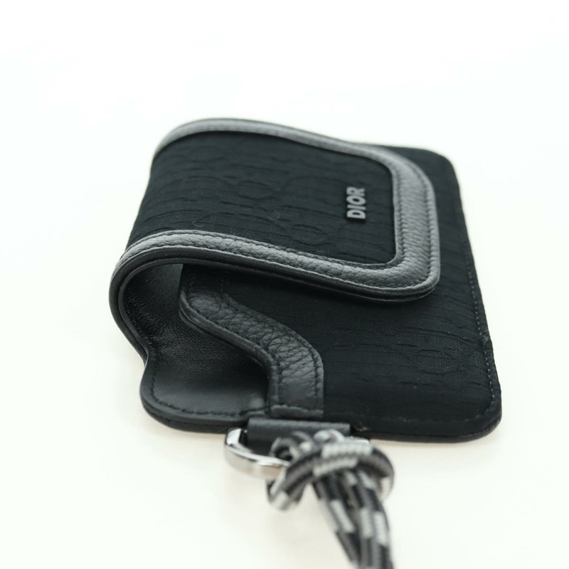 【日本直送】Christian Dior Trotter帆布頸包 黑色銀色 正品 177974M-3