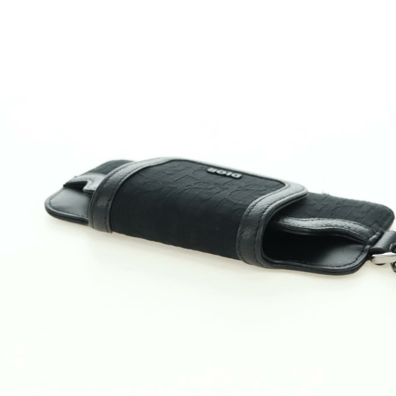 【日本直送】Christian Dior Trotter帆布頸包 黑色銀色 正品 177974M-4