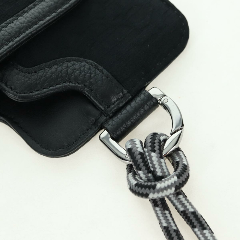 【日本直送】Christian Dior Trotter帆布頸包 黑色銀色 正品 177974M-6