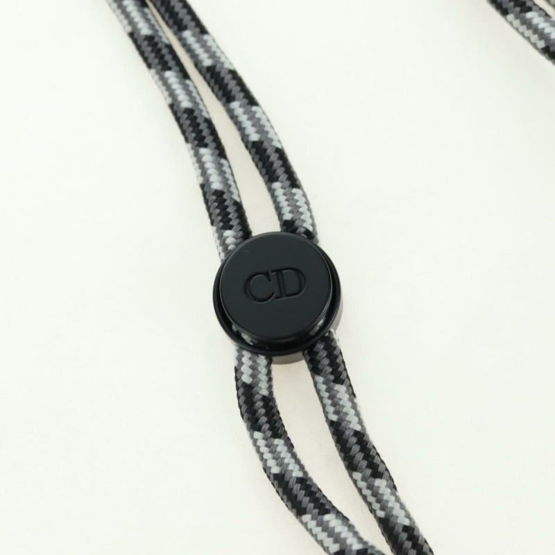 【日本直送】Christian Dior Trotter帆布頸包 黑色銀色 正品 177974M-13