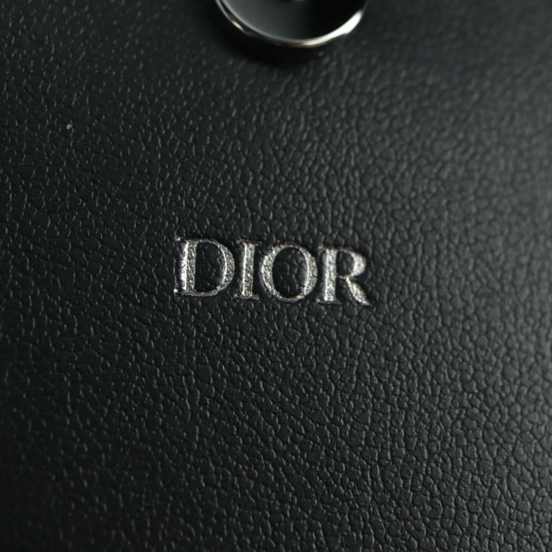 【日本直送】Christian Dior Trotter帆布頸包 黑色銀色 正品 177974M-14