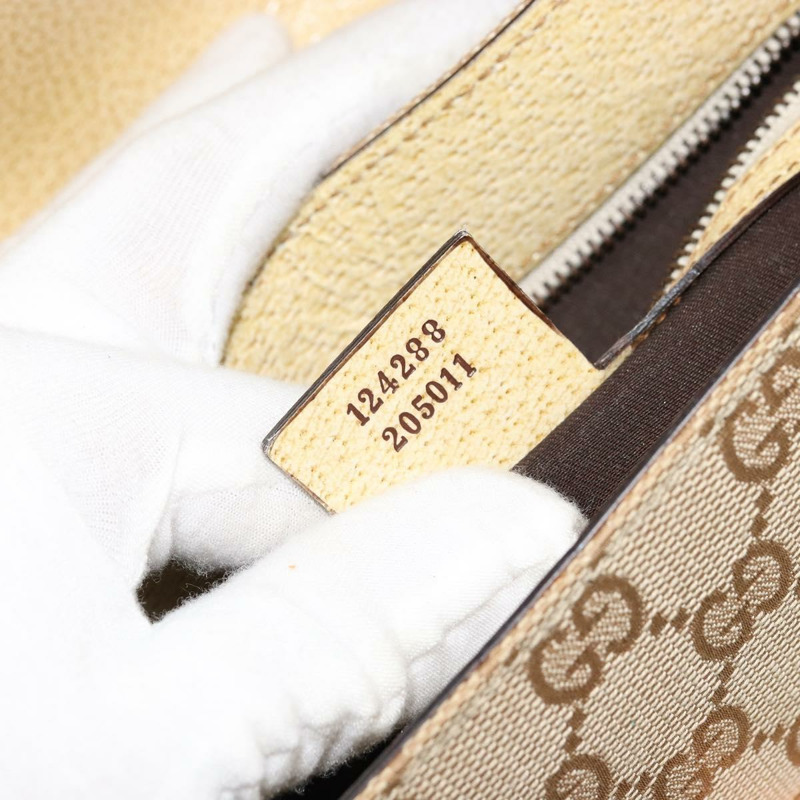 【日本直送】GUCCI GG帆布肩背包 米色 金色 正品 177967A-11