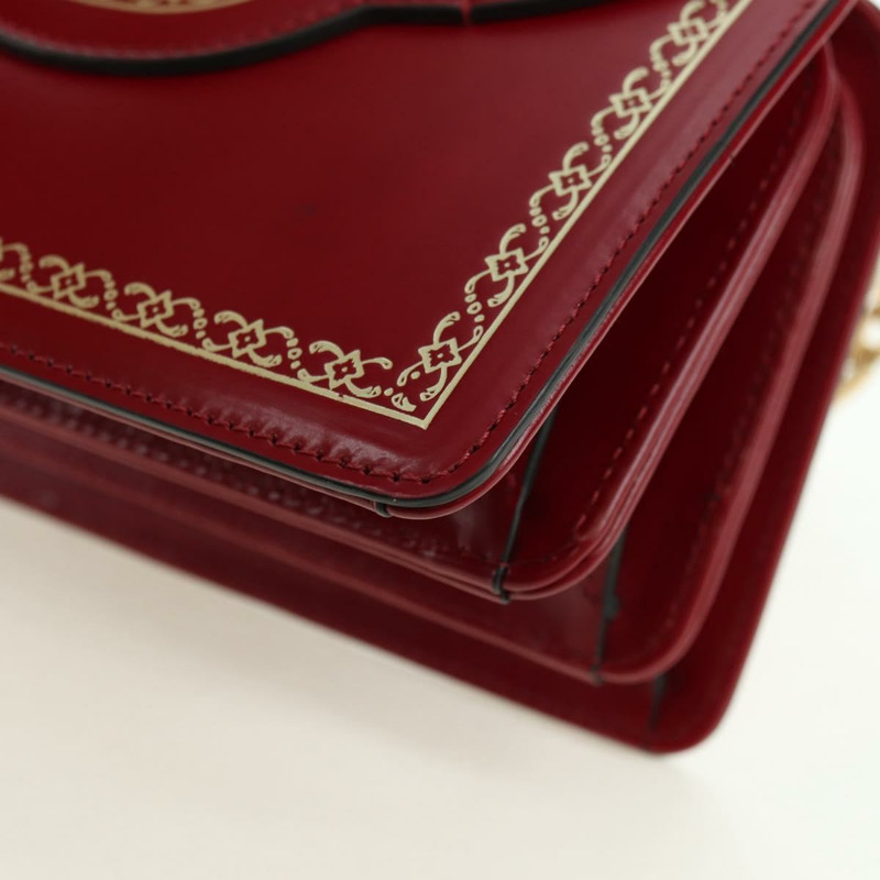 【日本直送】GUCCI 竹葉泰加頭手提包 皮革 兩用 紅金配色 488667 正品 170530SAV-17