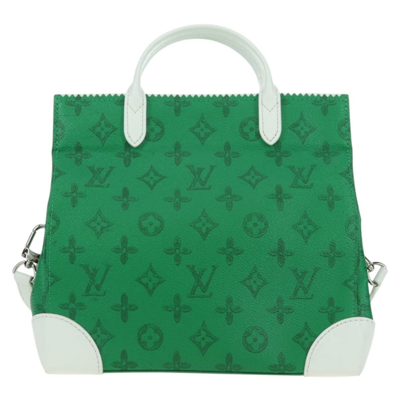 【日本直送】路易威登 Monogram Everyday LV 肩背包 綠色 M80815 LV 正品 177980SM-1