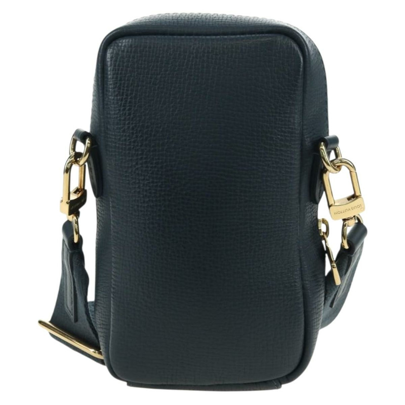 【日本直送】路易威登 (LOUIS VUITTON) 牛仔布 LVxNIGO 雙手機袋 藍色 M81060 正品 170550SM-1