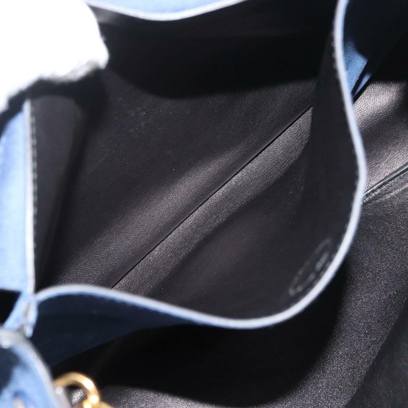【日本直送】PRADA 手提包 麂皮 兩用 海軍藍 金色 正品 178081A-25
