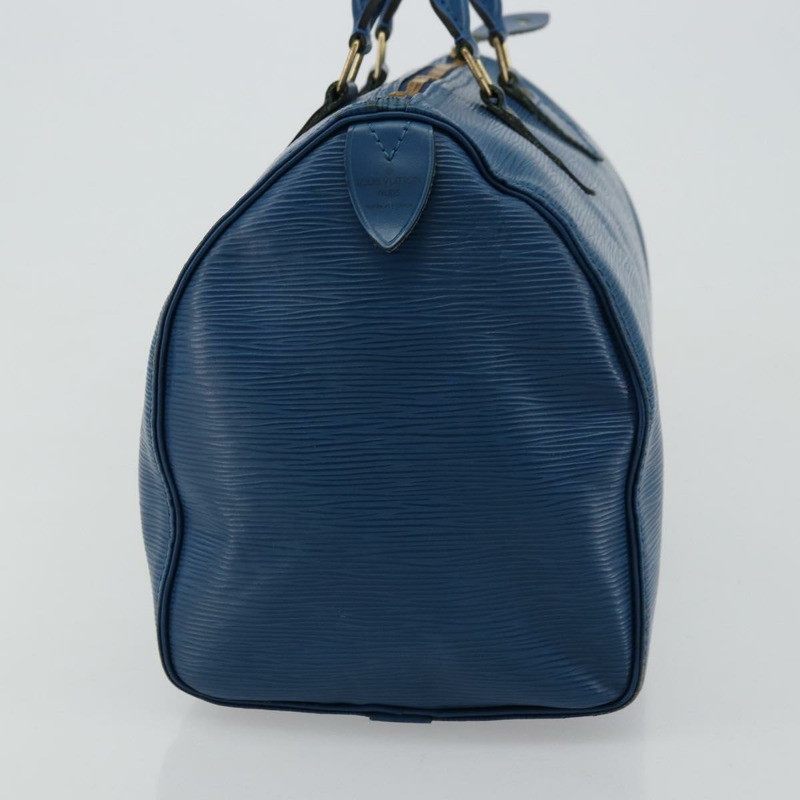 【日本直送】路易威登 Epi Speedy 30 手提包，托萊多藍，M43005，LV 正品，編號 178278A-2