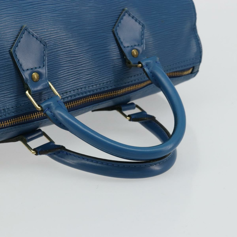 【日本直送】路易威登 Epi Speedy 30 手提包，托萊多藍，M43005，LV 正品，編號 178278A-6