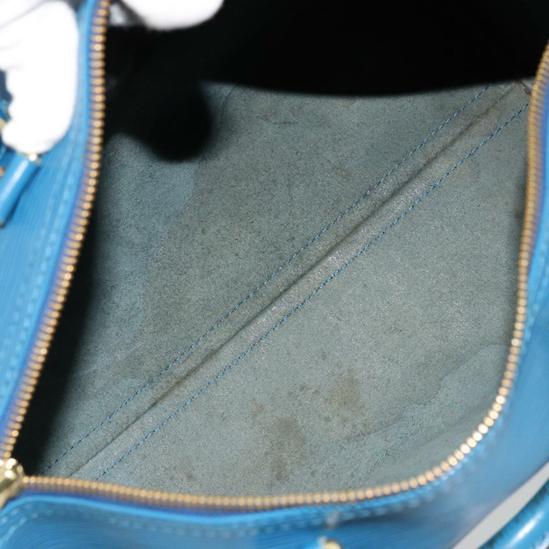 【日本直送】路易威登 Epi Speedy 30 手提包，托萊多藍，M43005，LV 正品，編號 178278A-10
