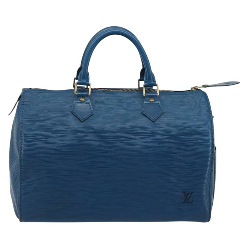 【日本直送】路易威登 Epi Speedy 30 手提包，托萊多藍，M43005，LV 正品，編號 178278A-12