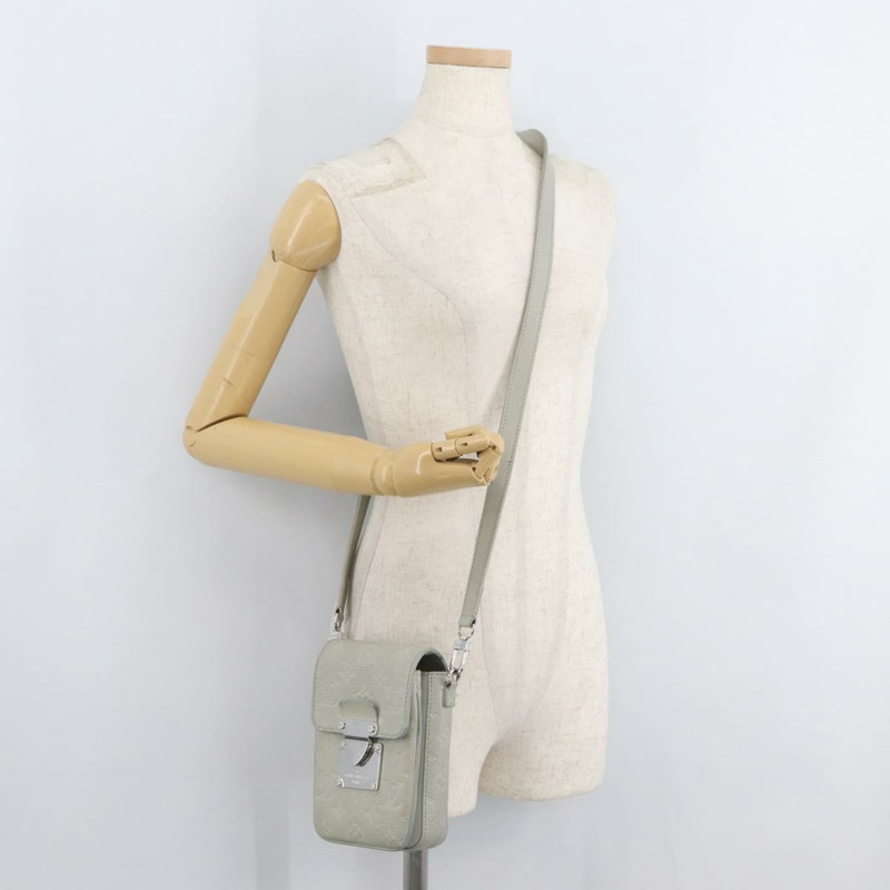 【日本直送】路易威登 Taurillon 直式可穿戴式皮夾包 灰色 M82568 LV 正品 178538V-21