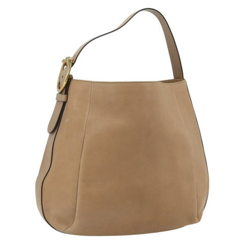 GUCCI 皮革單背包 米色 金色 296880 正品 bs35043A
