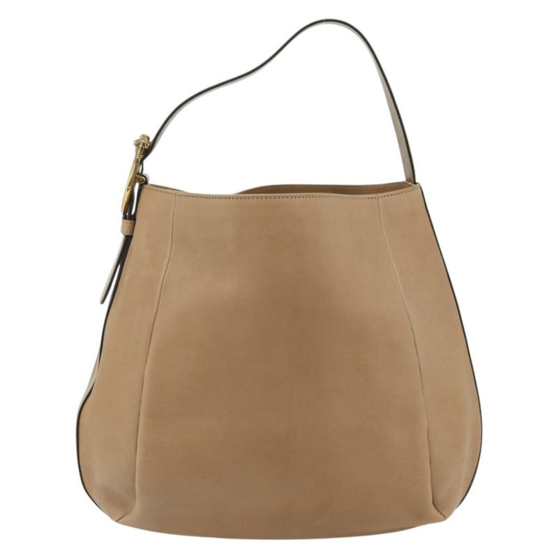 【日本直送】GUCCI 皮革單背包 米色 金色 296880 正品 bs35043A-12