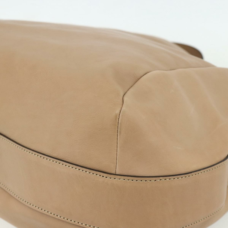 【日本直送】GUCCI 皮革單背包 米色 金色 296880 正品 bs35043A-14