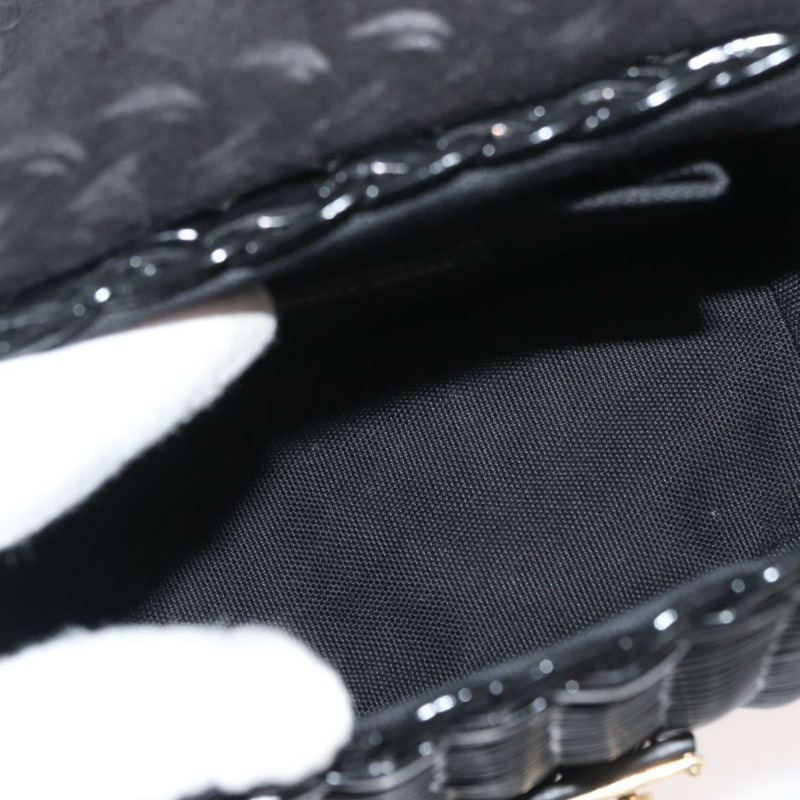 【日本直送】Miu Miu 草編黑色金色單肩包 正品 bs34953V-10