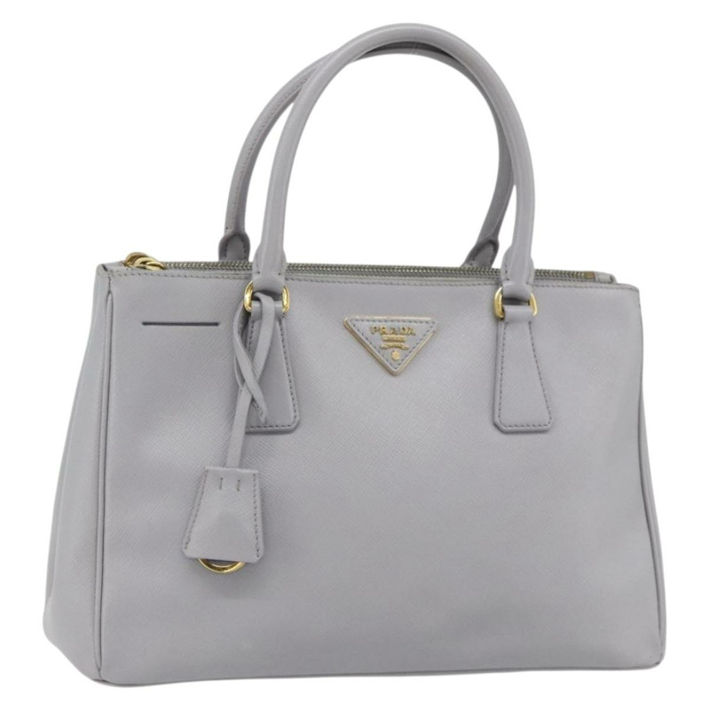 【日本直送】PRADA Galleria 手提包，Safiano 皮革，金色、紫色、灰色，正品編號 178941A-0
