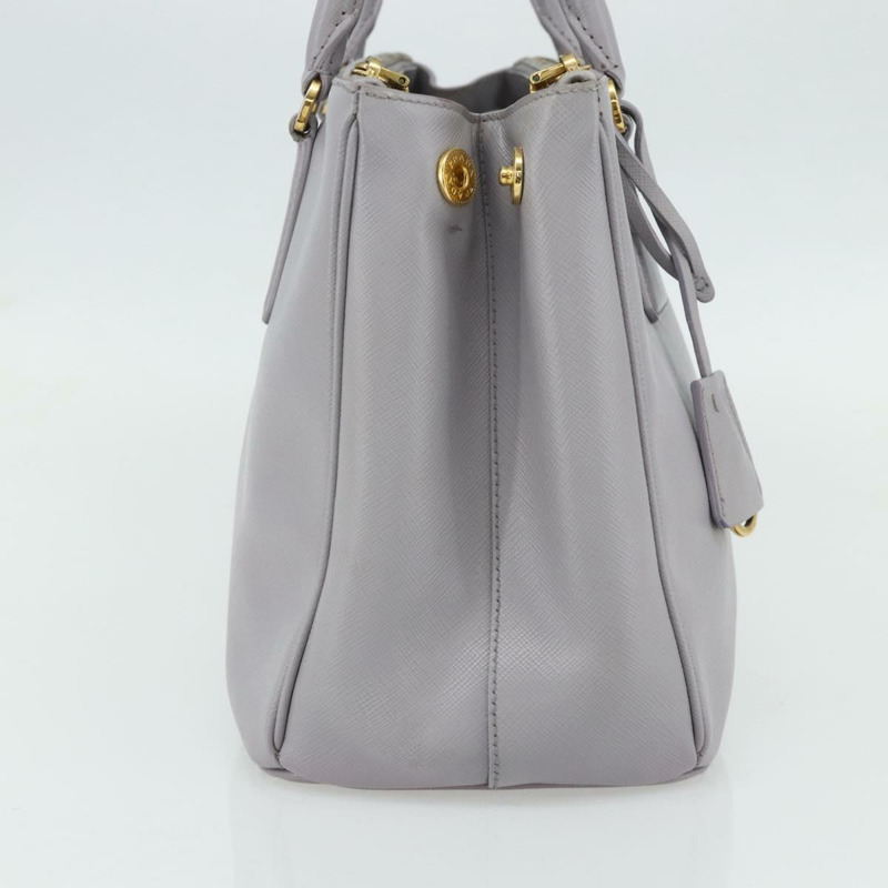 【日本直送】PRADA Galleria 手提包，Safiano 皮革，金色、紫色、灰色，正品編號 178941A-2